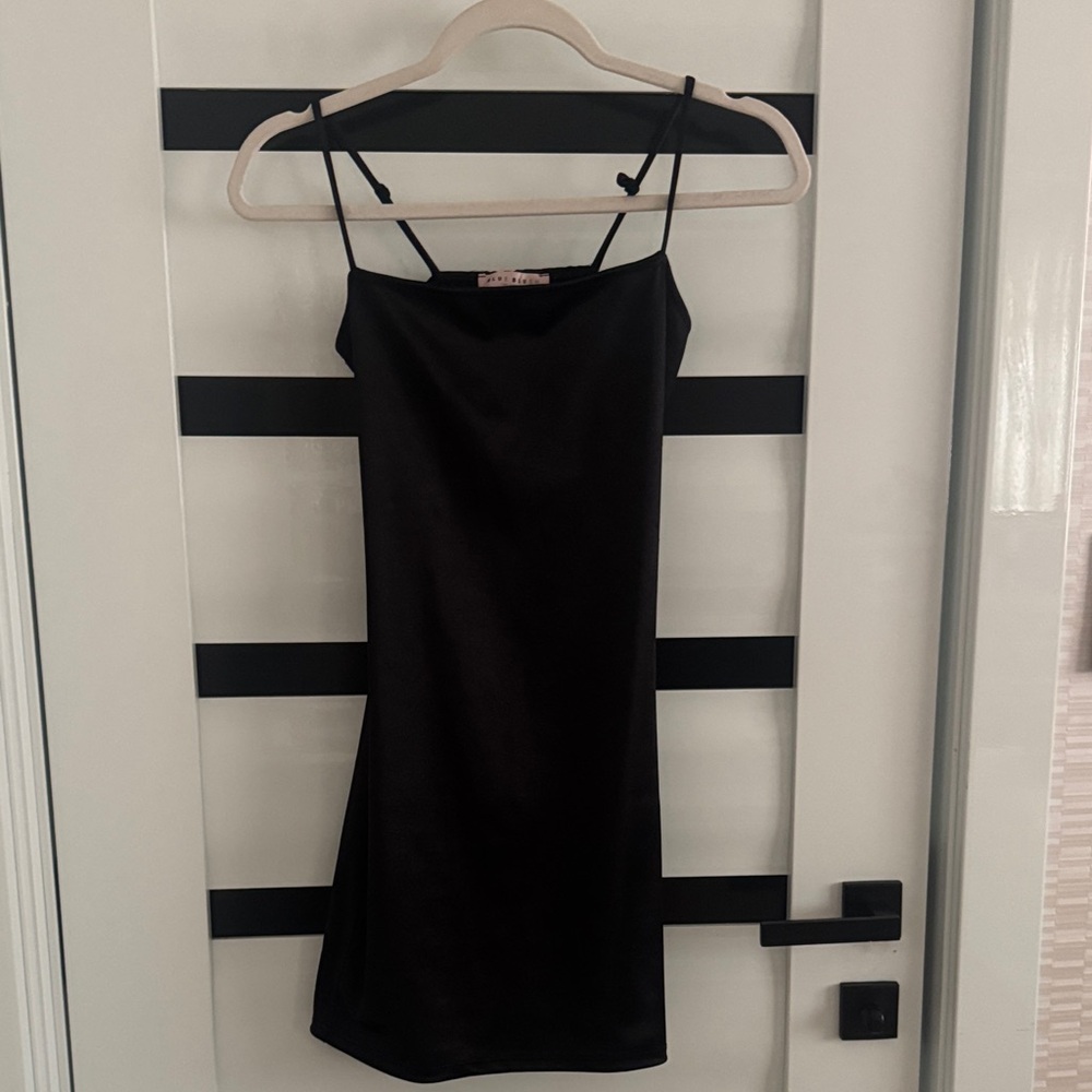 Black mini dress